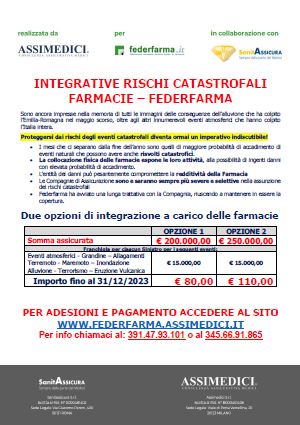 Comunicato Integrative Federfarma